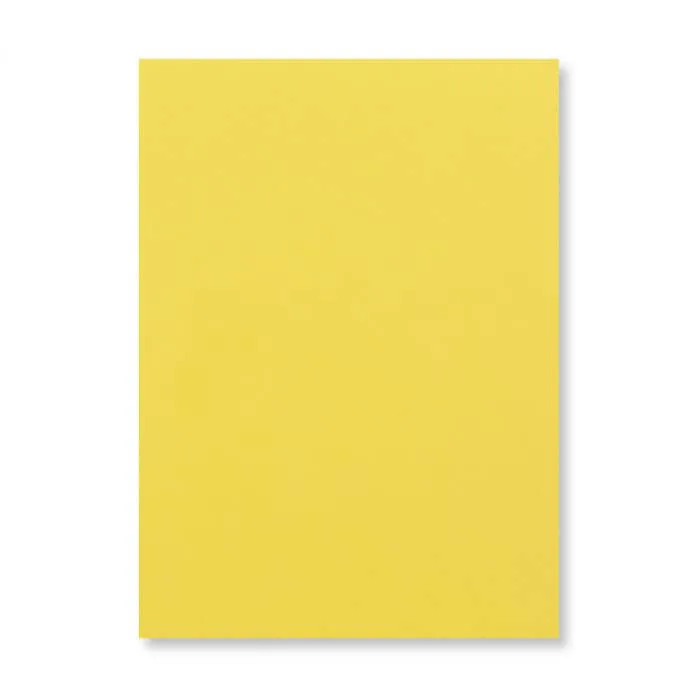 25 Pack Linen Yellow Cardstock