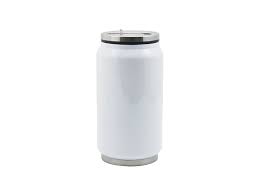 WHITE STAINLESS STEEL SUBLIMATION COKE STYLE CAN