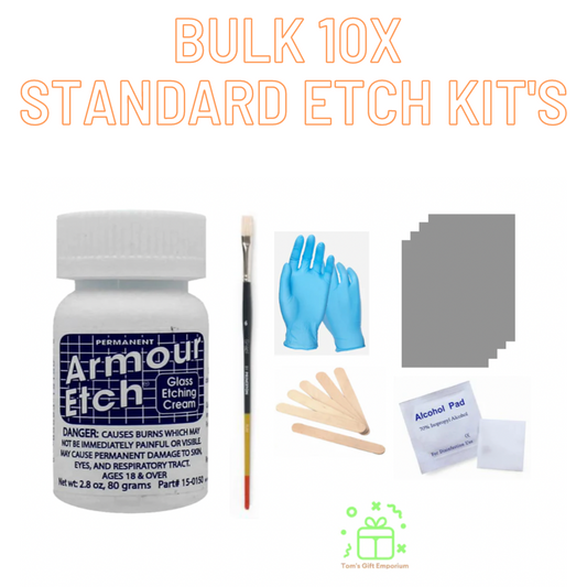 Bulk 10X Standard Etching Kit's