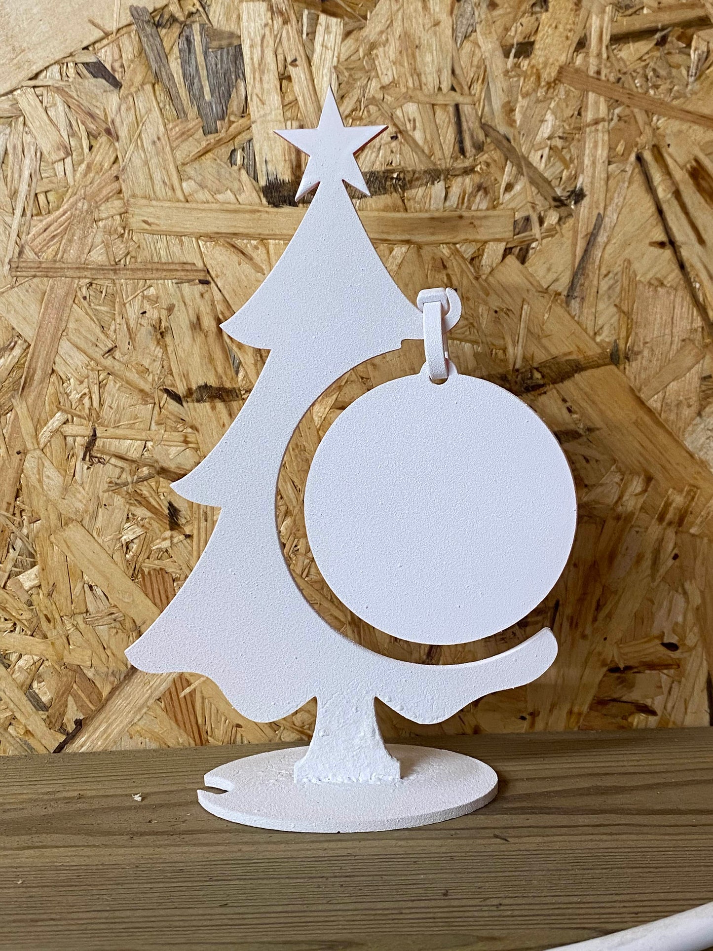Standing Christmas Tree With Hanging Bauble