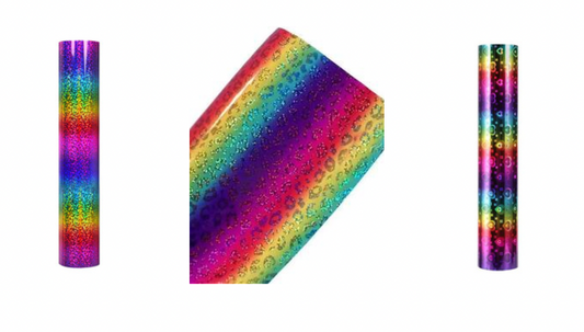 Rainbow Pattern Self Adhesive Vinyl